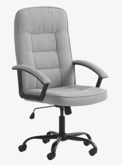 Professionele bureaustoel SKODSBORG grijze stof/zwart