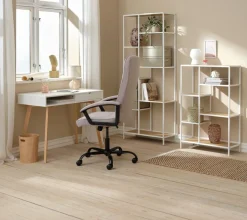 Professionele bureaustoel SKODSBORG grijze stof/zwart