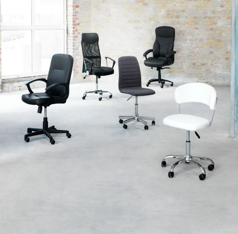 Professionele bureaustoel TAMDRUP zwart