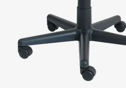 Professionele bureaustoel NIMTOFTE zwart kunstleer/zwart