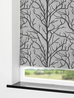 Rolgordijn BARKEN 80x170cm grijs/zwart