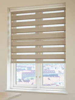 Rolgordijn duo FEMRIS 60×180 taupe