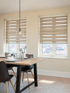 Rolgordijn duo FEMRIS 60×180 taupe