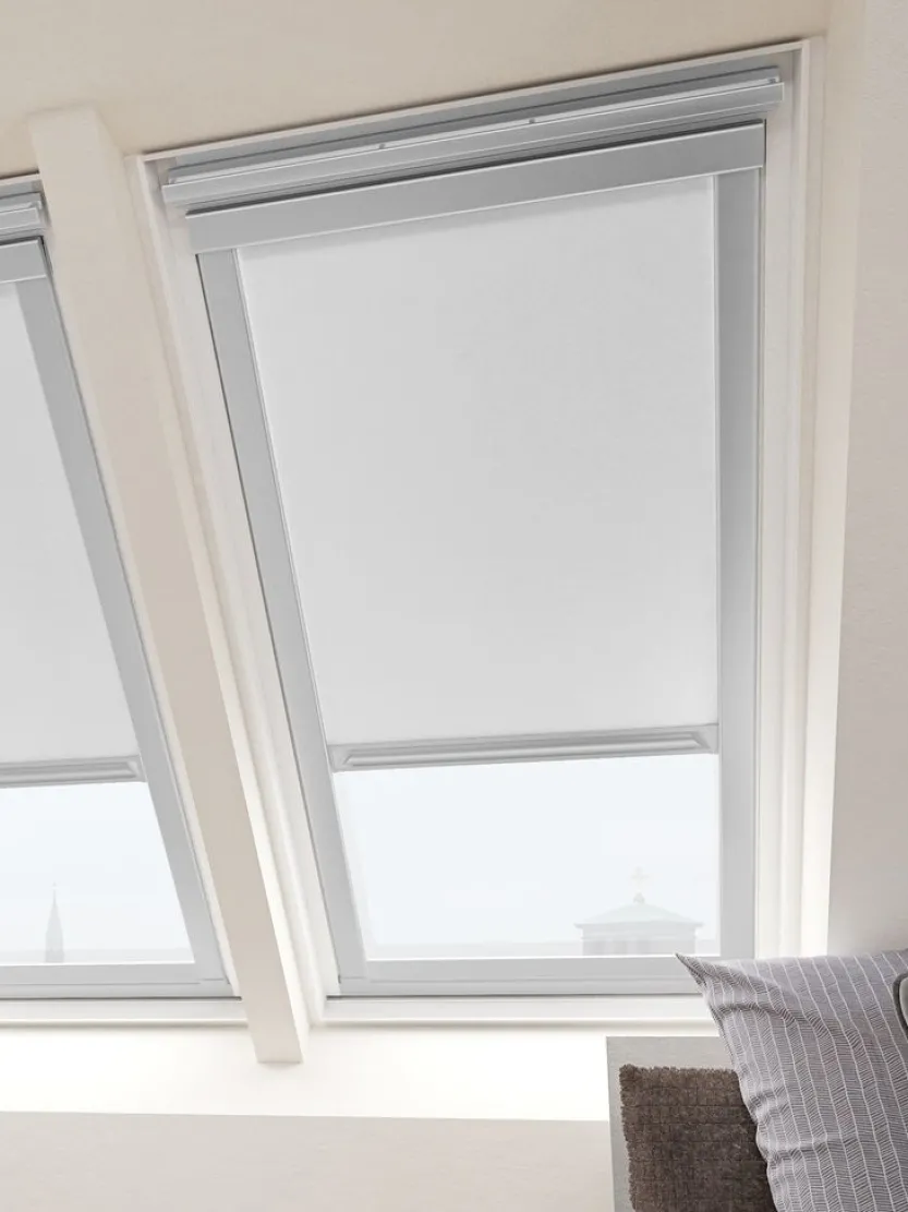 Rolgordijn verduisterend MORS dakraam wit