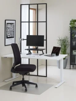 Roomdivider ISENVAD 90x220 zwart