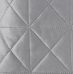 Rugkussen ENGBLOMME 60x90 grijs