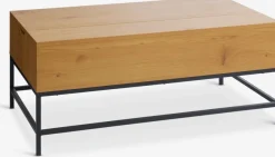 Salontafel AABENRAA L110 opklapbaar/opbergruimte eiken