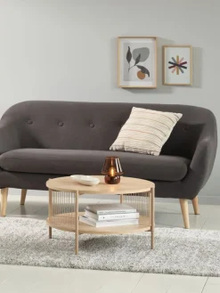 Salontafel EGELEV Ø70 eiken