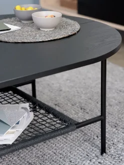 Salontafel HINNERUP 75x120 zwart