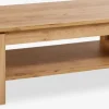 Salontafel LINTRUP 60x110 1 schap naturel eiken kleur