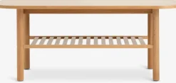 Salontafel LYNGVIG 60x110 met schap eiken