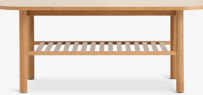 Salontafel LYNGVIG 60x110 met schap eiken