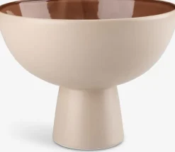 Schaal CHRIS Ø21xH16 beige/terracotta
