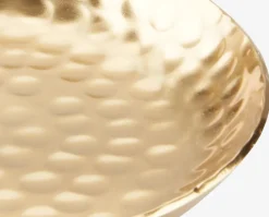 Schaal EDSELE Ø11/14cm goud metaal 2 stuks