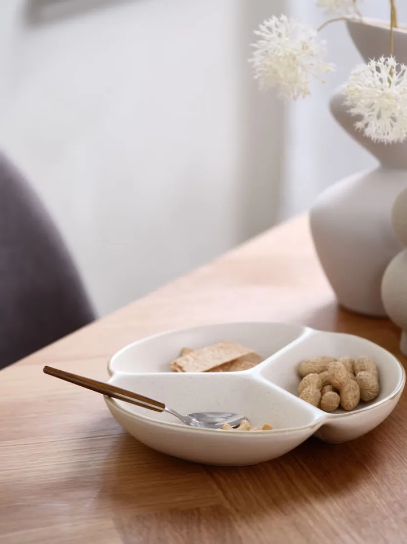 Schaal JENSEN Ø22xH4cm wit