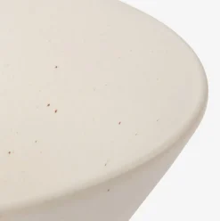 Schaal KARSTEN Ø13xH6 cm wit