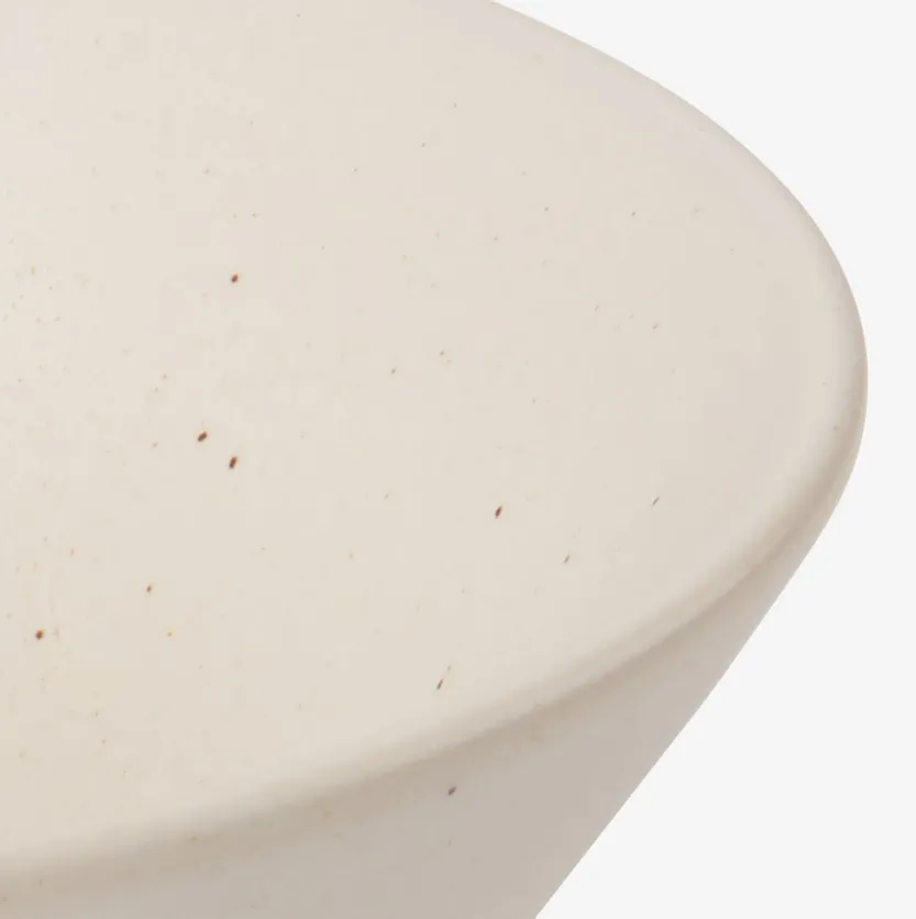 Schaal KARSTEN Ø13xH6 cm wit
