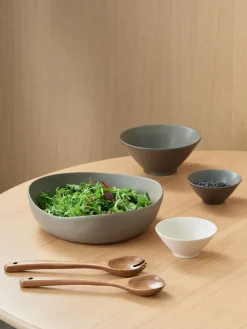 Schaal KARSTEN Ø21xH9cm grijs