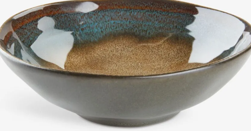 Schaal KLAES Ø15 cm bruin aardewerk