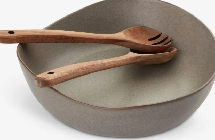 Schaal VEGARD Ø30xH9cm grijs