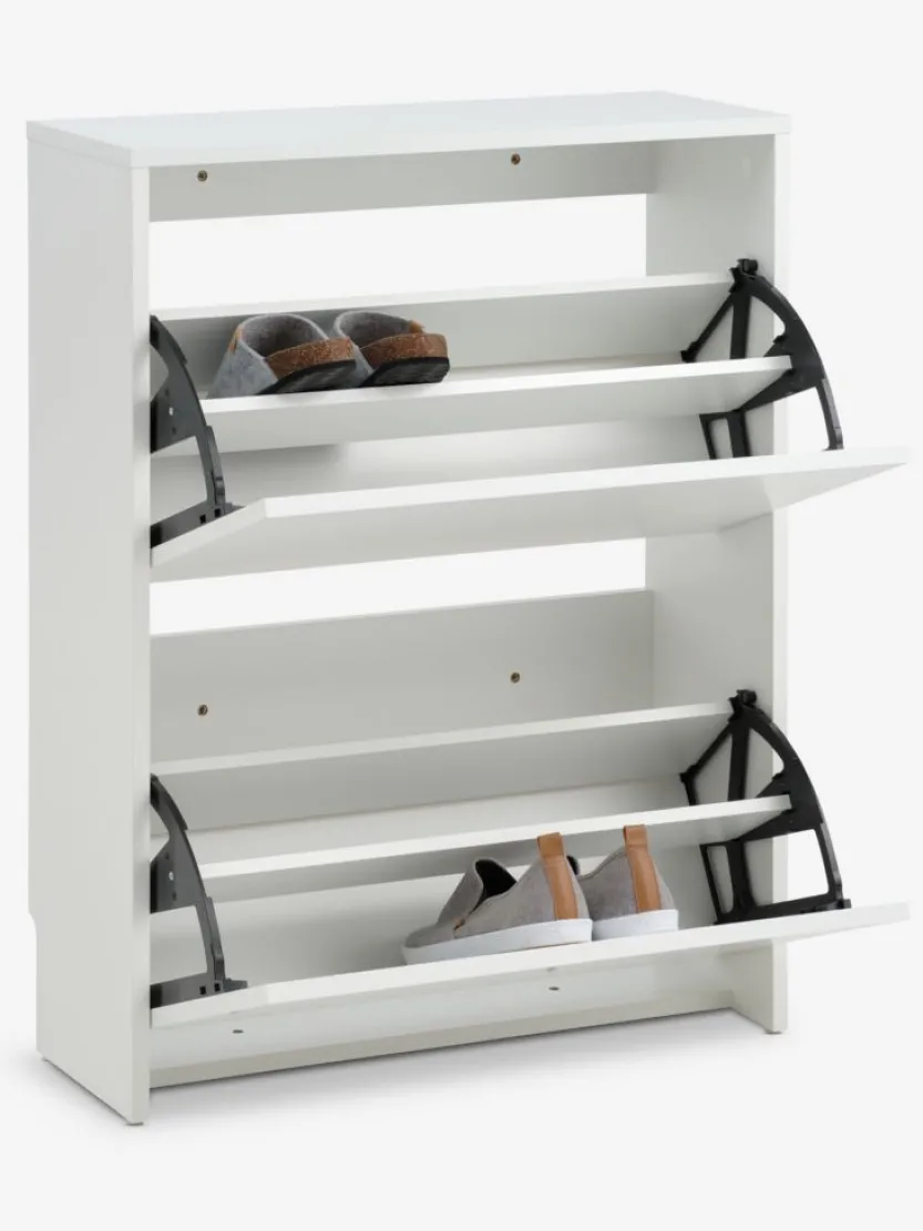 Schoenenkast BAKHUSE 2 vakken wit