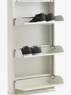 Schoenenkast HALLENSLEV 3 vakken wit