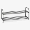 Schoenenrek HALS 2 schappen zwart