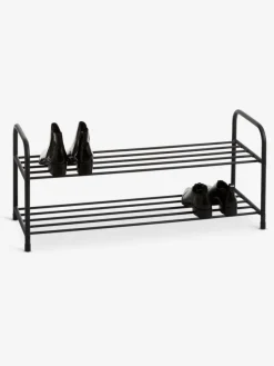 Schoenenrek HALS 2 schappen zwart