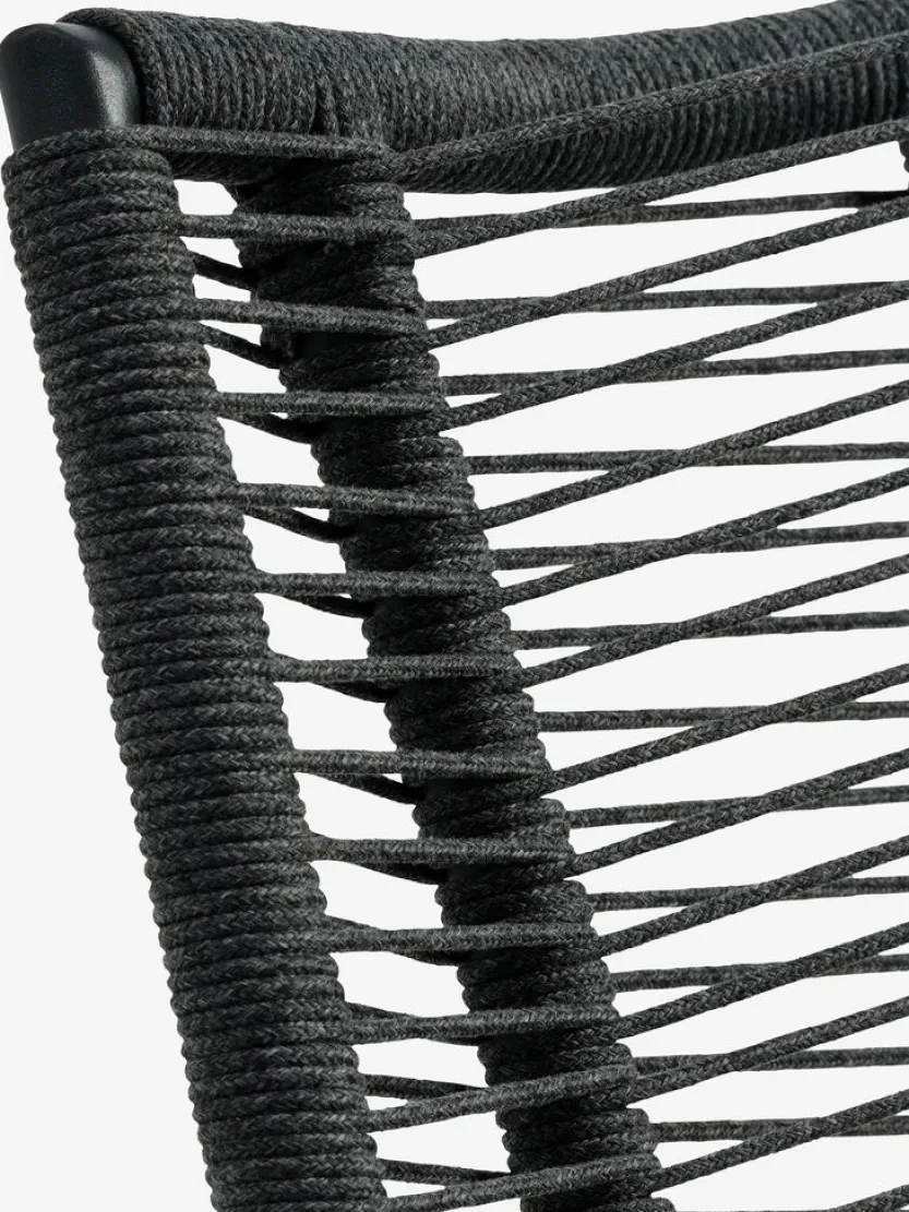 Schommelstoel DANNEMARE grijs