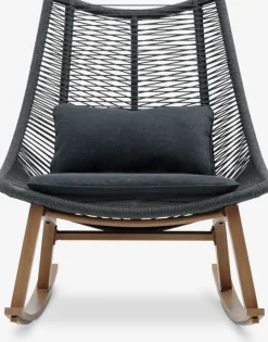 Schommelstoel DANNEMARE grijs