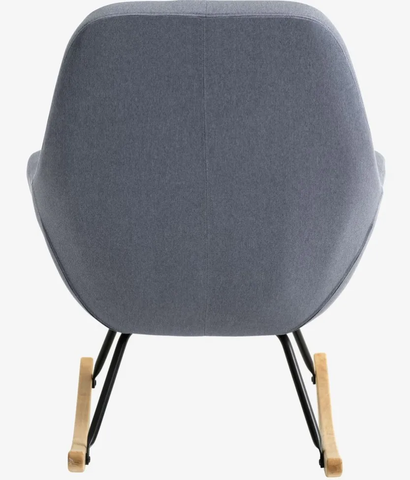 Schommelstoel NEBEL lichtblauwe stof