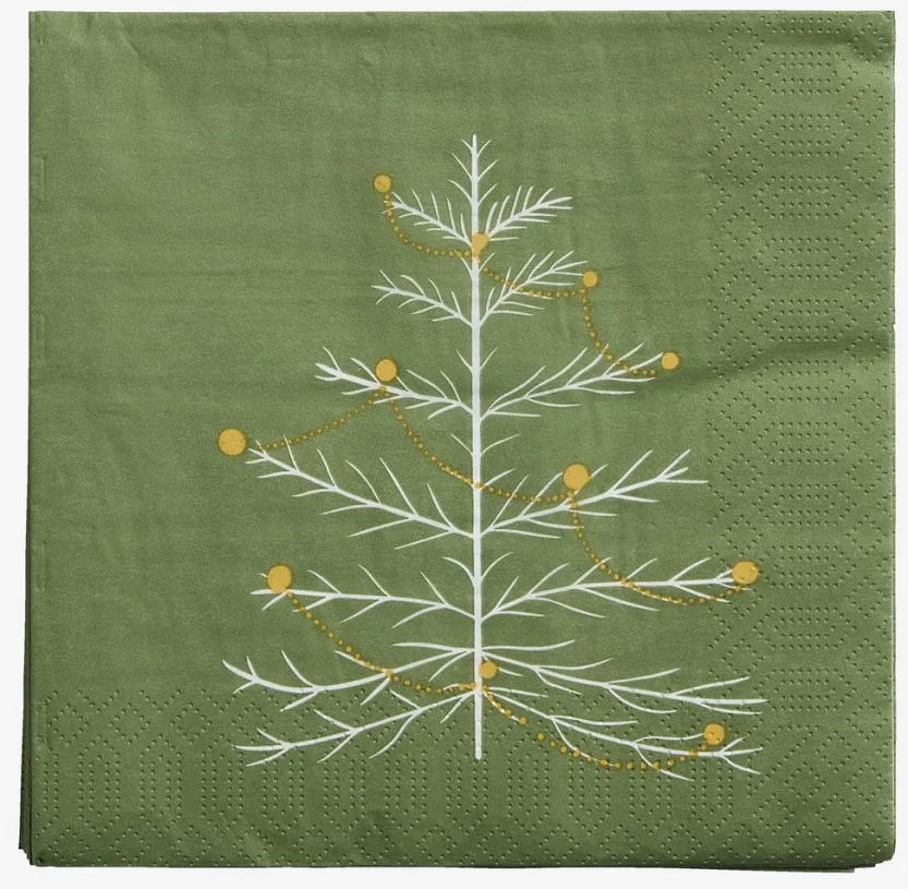 Servetten AKVAMARIN B33xL33 20 stuks assorti