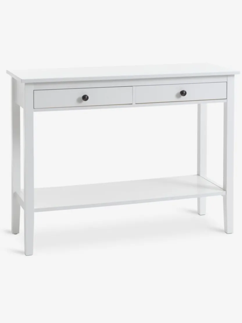 Sidetable NORDBY 40x110 2 lades 1 schap wit