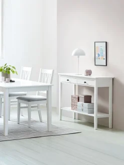 Sidetable NORDBY 40x110 2 lades 1 schap wit