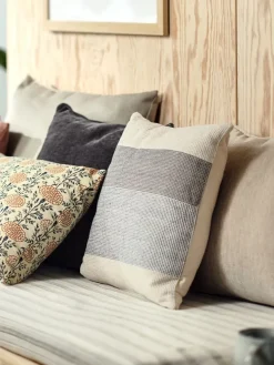 Sierkussen BERGFLETTE 45x45 beige/blauw