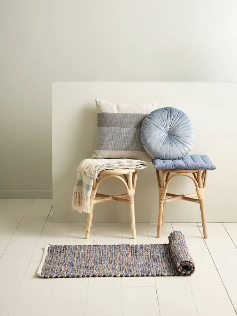 Sierkussen BERGFLETTE 45x45 groen/blauw