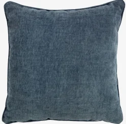 Sierkussen HORNFIOL chenille 45x45 blauw