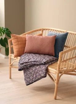 Sierkussen HORNFIOL chenille 45x45 blauw