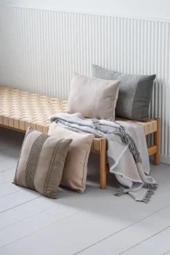 Sierkussen NATTLILJA 45x45 bruin