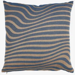 Sierkussen SYLARVE 45x45 blauw/beige