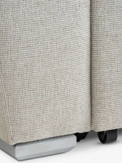 Slaapbank chaise longue VEJLBY lichtzand stof