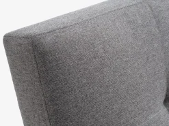 Slaapbank HOLSTED grijze stof