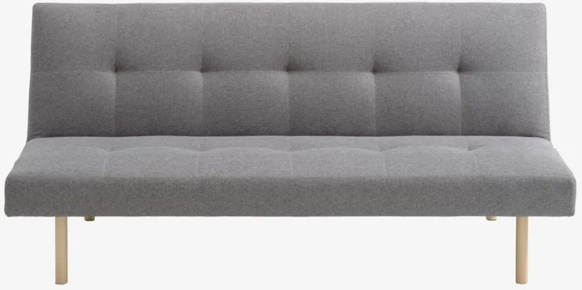 Slaapbank HOLSTED grijze stof