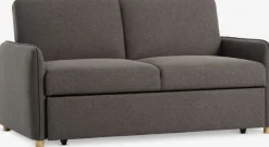 Slaapbank LYSTRUP 2-zits donkergrijze stof