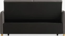 Slaapbank LYSTRUP 2-zits donkergrijze stof