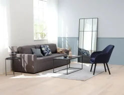 Slaapbank MARSLEV 3-zits donkergrijze stof