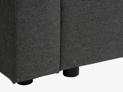 Slaapbank MARSLEV 3-zits donkergrijze stof