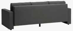 Slaapbank MARSLEV 3-zits donkergrijze stof