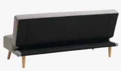 Slaapbank NEJEDE lichtgrijze stof