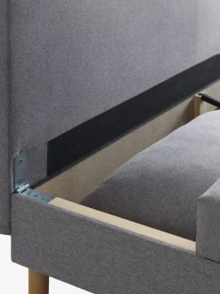 Slaapbank NORSMINDE lichtgrijs